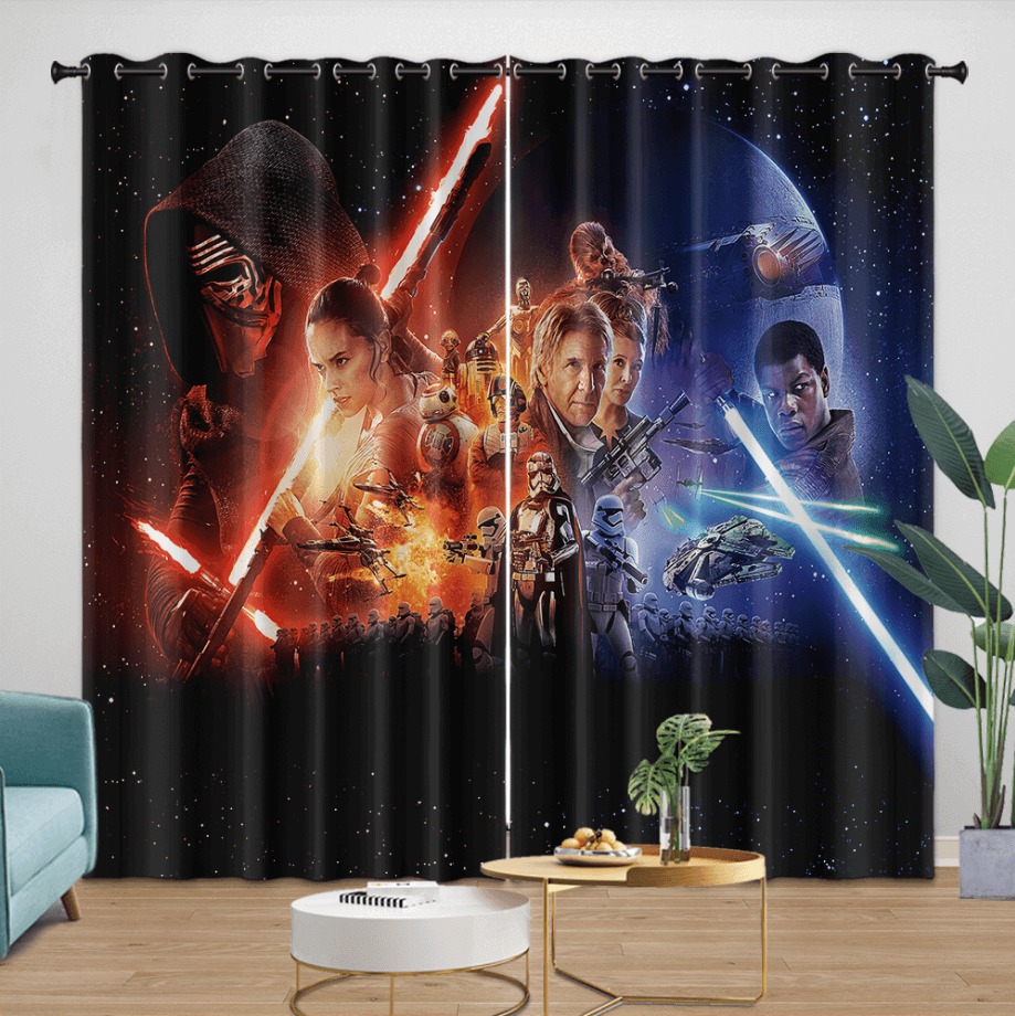 Vintage Star Wars empire strikes back good window curtains