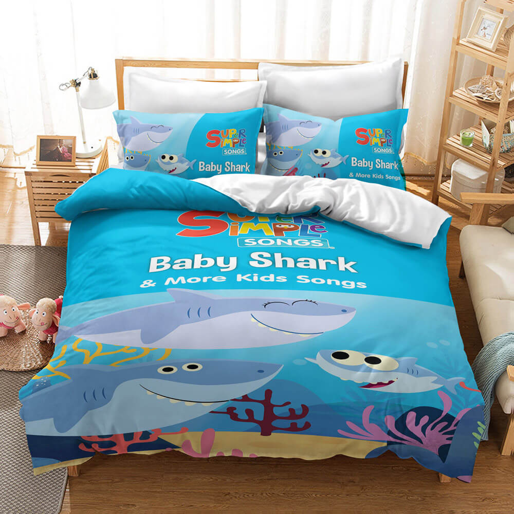 Baby shark sales twin comforter set