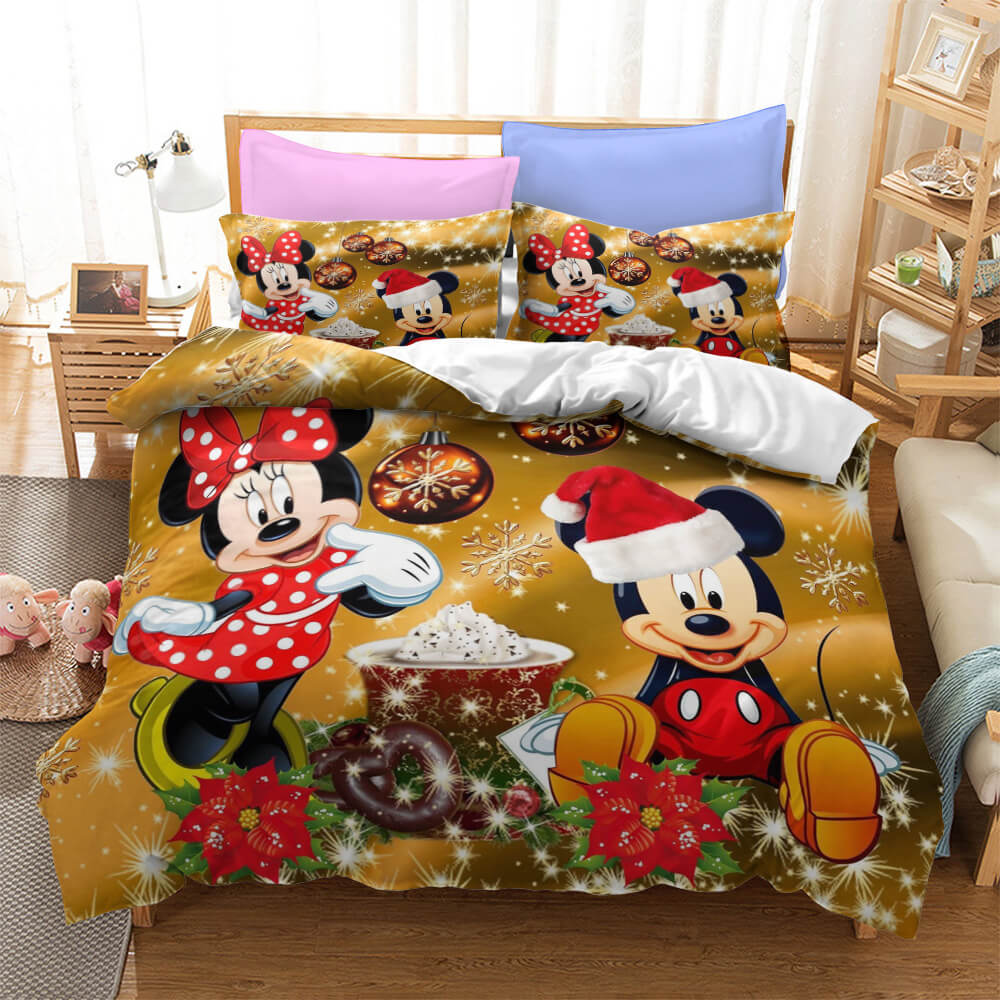 Mickey mouse blanket set hot sale