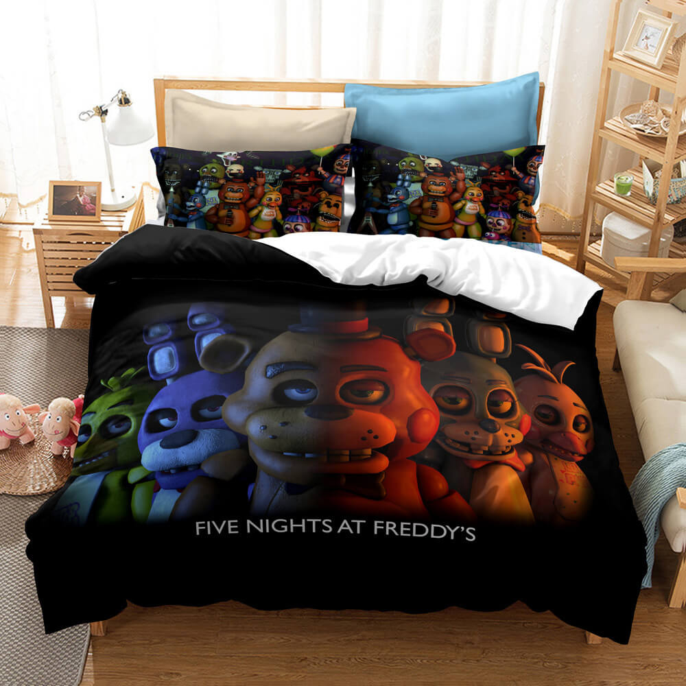 Freddy Fazbear Five Nights at Freddy's Bedding Set - Teeruto