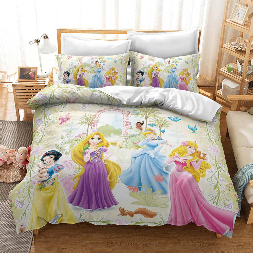 Girl princess hot sale bedding sets