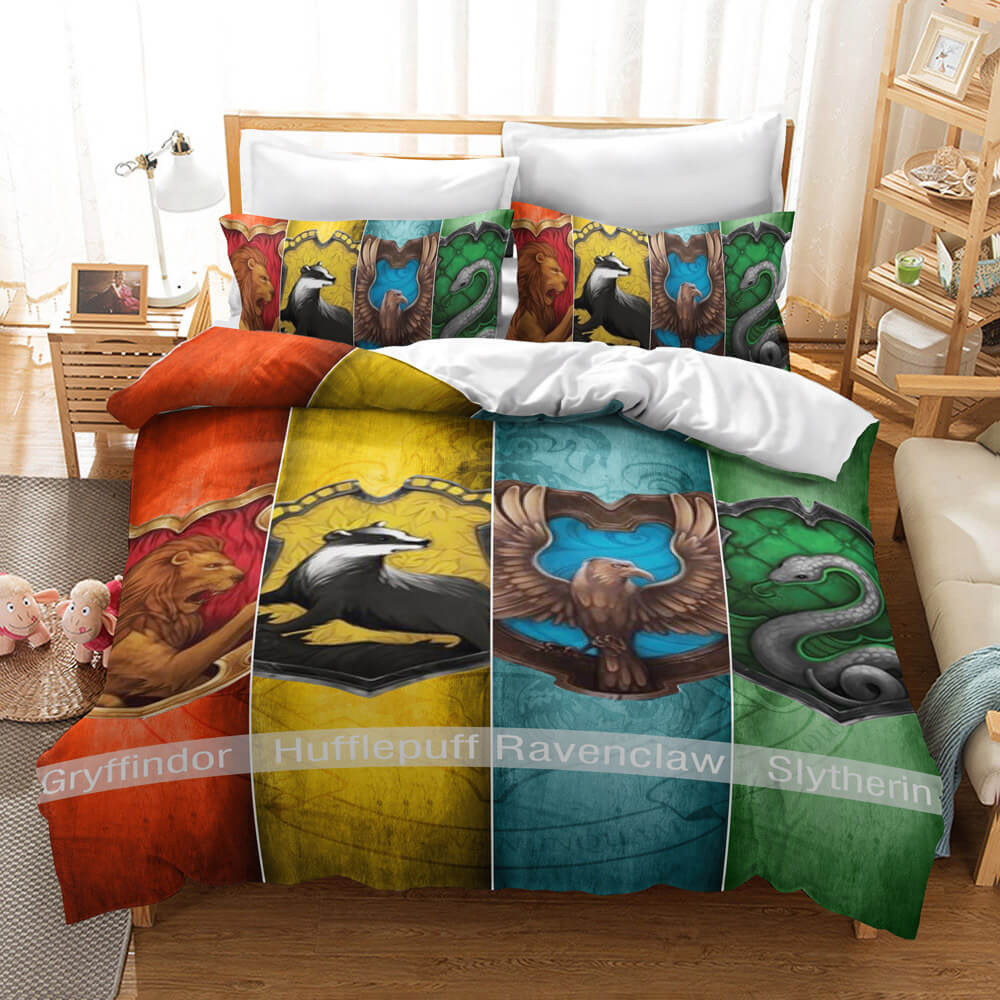 Harry Potter Pattern Bedding Set Quilt Cover Without Filler - EBuycos