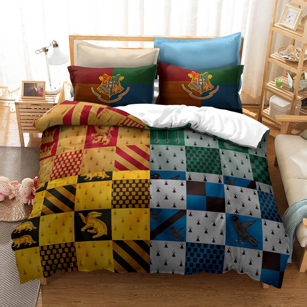 Harry Potter Pattern Bedding Set Quilt Cover Without Filler - EBuycos