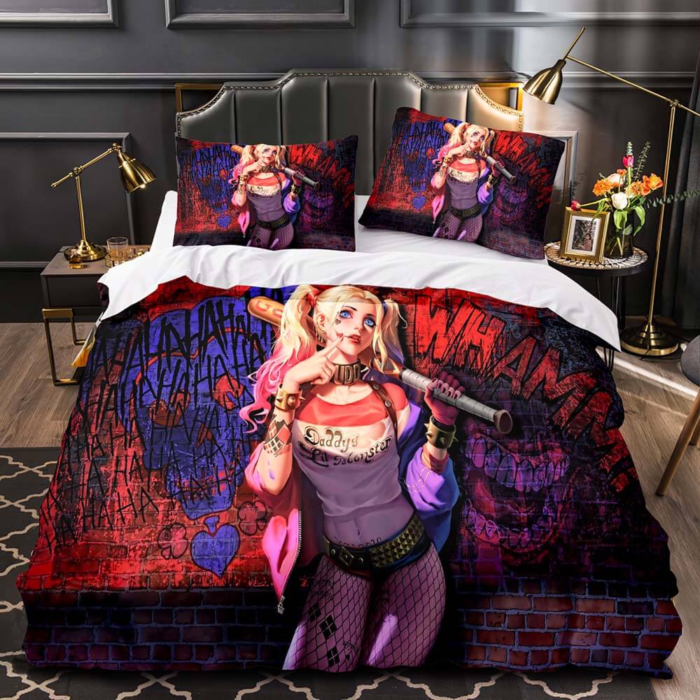 Harley quinn 2024 blanket set