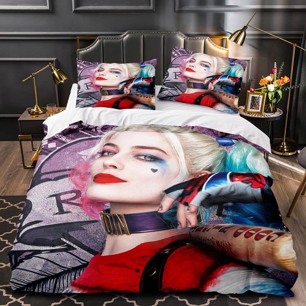 Harley quinn best sale blanket set