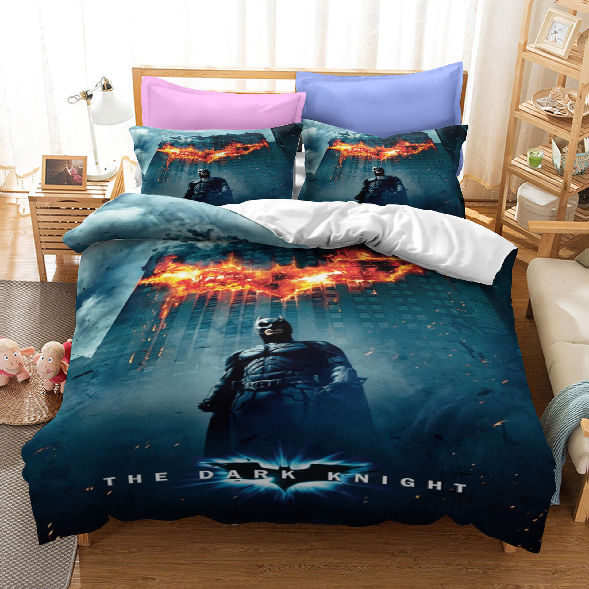 Justice League Batman Superman Bedding Set Quilt Cover Without Filler EBuycos