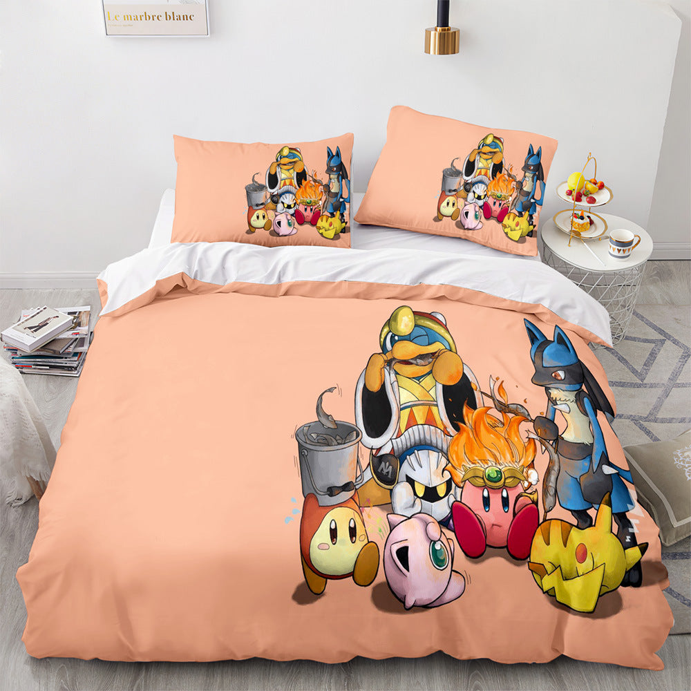 Famous Nike Supreme Pokemon Pikachu Design & Quality Comfortable 4 Pieces  Bedding Sets Bed Sets, Bedroom