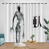 Ajin Demi-Human Curtains Blackout Window Drapes Room Decoration