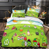 Angry Birds Bedding Set Pattern Quilt Cover Without Filler