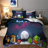 Angry Birds Bedding Set Pattern Quilt Cover Without Filler