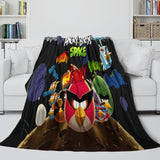 Angry Birds Blanket Flannel Fleece Throw Room Decoration