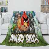 Angry Birds Blanket Flannel Fleece Throw Room Decoration