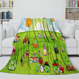 Angry Birds Blanket Flannel Fleece Throw Room Decoration