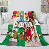 Angry Birds Blanket Flannel Fleece Throw Room Decoration