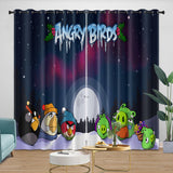 Angry Birds Curtains Blackout Window Drapes Room Decoration