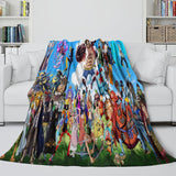 Anime One Piece Blanket Flannel Fleece Kids Throw Room Decoration