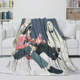 Anime Spy X Family Blanket Flannel Fleece Kids Throw Room Decoration