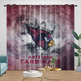 Arizona Cardinals Curtains Blackout Window Drapes