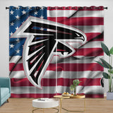 Atlanta Falcons Curtains Blackout Window Drapes