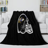 Baltimore Ravens Blanket Flannel Fleece Throw Room Decoration