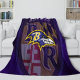 Baltimore Ravens Blanket Flannel Fleece Throw Room Decoration