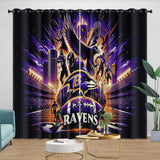 Baltimore Ravens Curtains Blackout Window Drapes