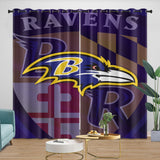 Baltimore Ravens Curtains Blackout Window Drapes