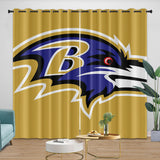 Baltimore Ravens Curtains Blackout Window Drapes