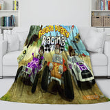 Beach Buggy Racing Blanket Flannel Fleece Throw