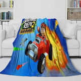 Beach Buggy Racing Blanket Flannel Fleece Throw