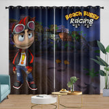 Beach Buggy Racing Curtains Blackout Window Drapes