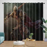 Black Myth Wukong Curtains Blackout Window Drapes Room Decoration