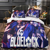 Blue Lock Bedding Set Duvet Cover Without Filler