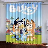 Bluey Curtains Blackout Window KidsDrapes