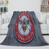 Brentford FC Blanket Flannel Fleece Throw Room Decoration