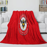 Brentford FC Blanket Flannel Fleece Throw Room Decoration