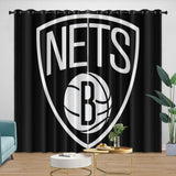 Brooklyn Nets Curtains Blackout Window Drapes Room Decoration