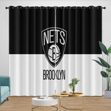 Brooklyn Nets Curtains Blackout Window Drapes Room Decoration