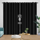 Brooklyn Nets Curtains Blackout Window Drapes Room Decoration