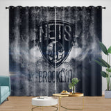 Brooklyn Nets Curtains Blackout Window Drapes Room Decoration