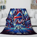 Buffalo Bills Blanket Flannel Fleece Throw Room Decoration