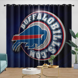 Buffalo Bills Curtains Blackout Window Drapes Room Decoration