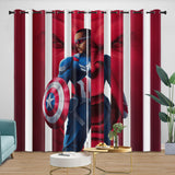 Captain America Brave New World Curtains Blackout Window Drapes