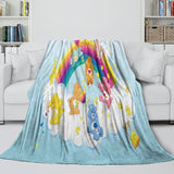 Care Bears Blanket Flannel Fleece Throw Room Decoration