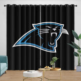 Carolina Panthers Curtains Blackout Window Drapes Room Decoration