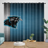 Carolina Panthers Curtains Blackout Window Drapes Room Decoration