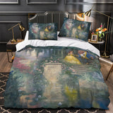 Cartoon Beauty and the Beast Bedding Set Quilt Duvet Cover Without Filler