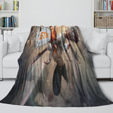 Chainsaw Man Blanket Flannel Fleece Pattern Throw Room Decoration