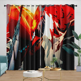 Chainsaw Man Curtains Blackout Window Drapes