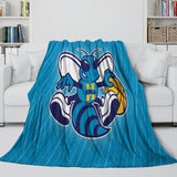 Charlotte Hornets Blanket Flannel Fleece Throw Room Decoration